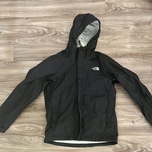 Men's Black Northface Hyvent Rain Jacket (Size M)